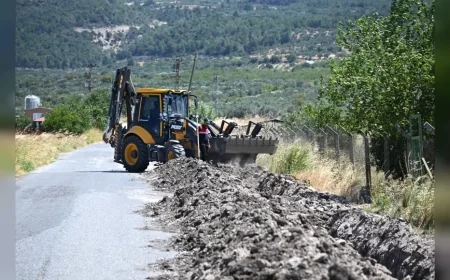 Soma Avdan Mahallesi’nde 30 yıllık içme suyu hattı yenilendi, suyun iletim süresi 40 dakikadan 3 dakikaya düştü