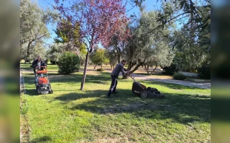 Şehzadeler’de park ve yeşil alanlarda bakım seferberliği ilçenin dört bir yanında sürüyor