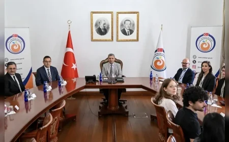 Antalya Valisi Hulusi Şahin Erasmus+ DIGITALIA Projesi Uluslararası Heyetini Kabul Etti