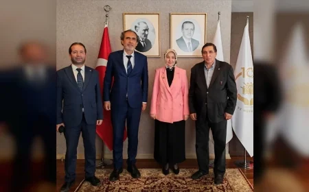 Aile ve Sosyal Hizmetler Bakan Yardımcısı Leman Yenigün’e CUMHA heyetinden ziyaret