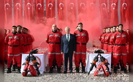 Ankara Büyükşehir Belediye Başkanı Mansur Yavaş: “İtfaiyede 1500 personelimiz var, yaş ortalaması 36’ya düşürüldü”
