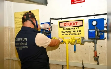 Giresun Belediyesi içme suyu denetimlerinde yüzde 100 uygunluk sağladı