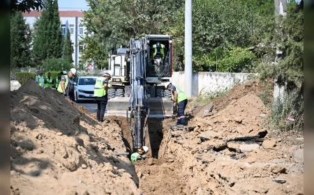Alaşehir Baklacı’da Taşkın Sorununa 1,2 Kilometrelik Altyapı Çözümü