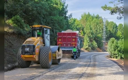 Osmangazi’nin üç mahallesinde 15 kilometrelik yol güzergahı yenileniyor