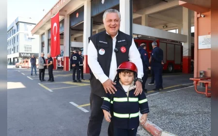 Yalova Belediye Başkanı Mehmet Gürel’den İtfaiye Haftası’nda personele ziyaret