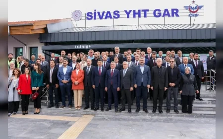 Sivas Yüksek Hızlı Tren Yeni Gar Binası törenle hizmete açıldı