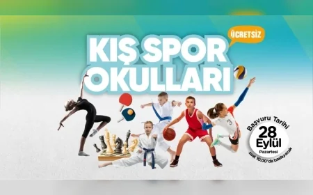 Başiskele Belediyesi’nin Ücretsiz Kış Spor Okulları İçin 9 Branşta Başvurular Başladı