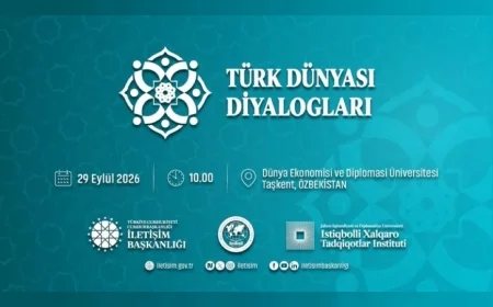 Taşkent’te “Türk Dünyası Diyalogları: Ortak Gelecek, Ortak Vizyon” paneli 29 Eylül’de düzenlenecek