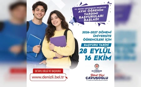Denizli Büyükşehir’den şehir dışında okuyan üniversitelilere 11 bin TL eğitim desteği