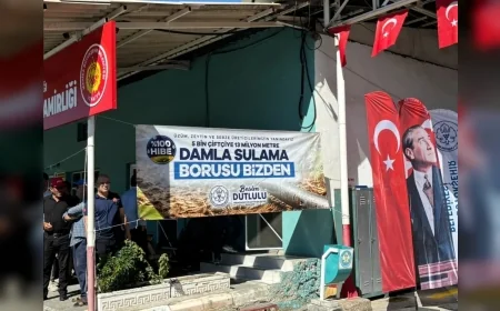 Manisa Büyükşehir’in Damlama Sulama Desteğinde Dağıtılan Boru Uzunluğu 7 Milyon Metreyi Aştı
