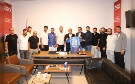 Kovancılarspor’dan Elazığ TSO Başkanı ve Başkan Adayı İdris Alan’a Seçim Öncesi Destek Ziyareti
