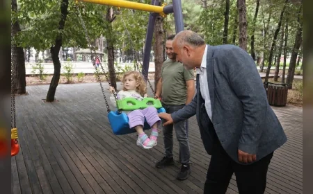 Canik Belediyesi Hasköy Meşe Orman Park’ta Yenileme Çalışmalarını Sürdürüyor