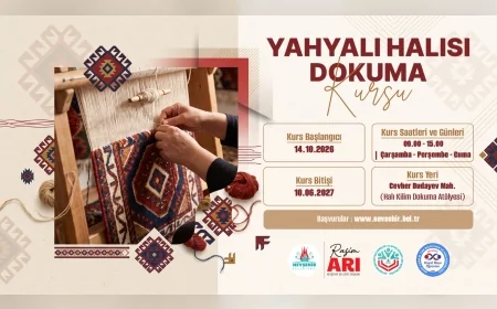 Nevşehir’de Yahyalı Halısı Dokuma Kursuyla Geleneksel El Sanatları Gelecek Kuşaklara Aktarılacak