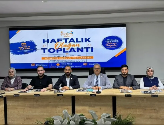 AK Parti Çorum Milletvekili Av. Yusuf Ahlatcı: “Gençliğimiz bizim en büyük gücümüz ve geleceğimizin teminatıdır”