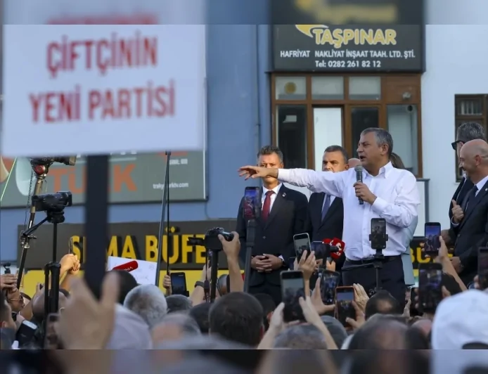 YENİ Parti Genel Başkanı Özgür Özel: “Tekirdağ’da sarsılmaz bir inançla YENİ Parti’ye görülmemiş bir destek var”