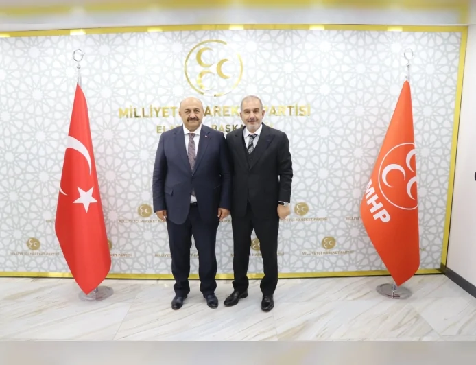 Elazığ TSO Başkanı İdris Alan’dan MHP Elazığ İl Başkanı Oğuzhan Demir’e hayırlı olsun ziyareti