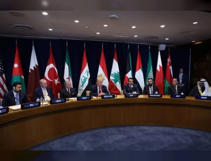 Cumhurbaşkanı Erdoğan, Trump’ın ev sahipliğindeki İran toplantısında Körfez ülkeleri liderleriyle bir araya geldi