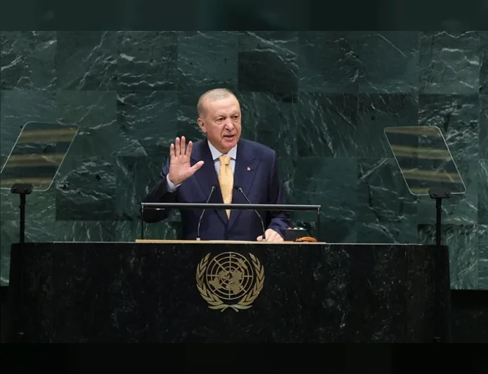 Cumhurbaşkanı Erdoğan: “Uluslararası hukukun güçlüye farklı, zayıfa farklı uygulandığı mevcut anlayışı değiştirmek mecburiyetindeyiz”