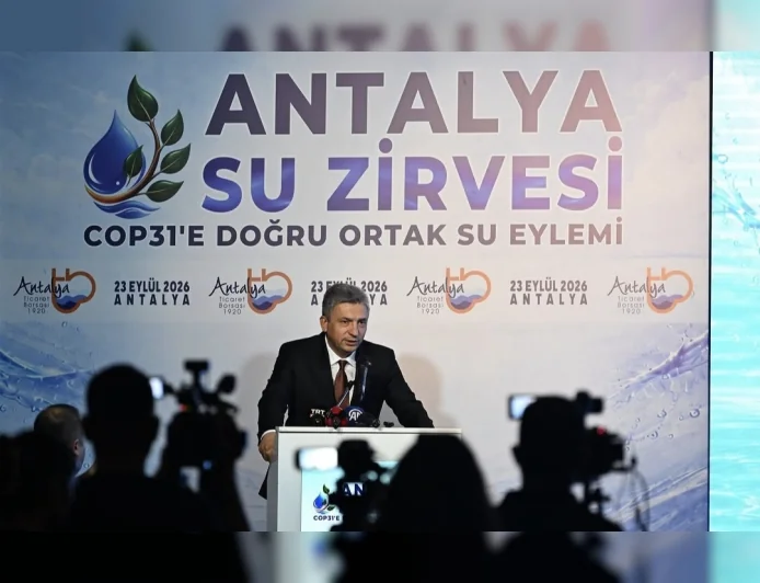 Antalya Valisi Hulusi Şahin: “Su kaynaklarımızı korumak ortak sorumluluğumuzdur”