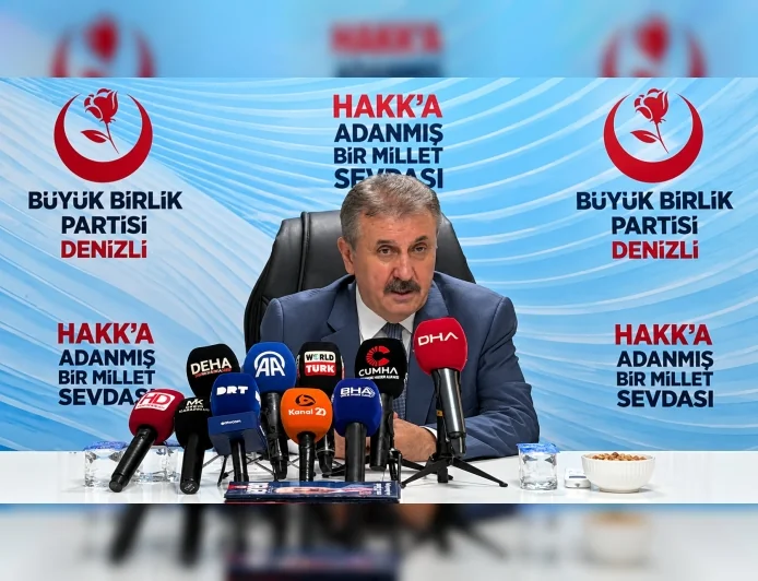 BBP Genel Başkanı Mustafa Destici: “Üreticimizden ve çiftçimizden ÖTV alınmamalıdır”