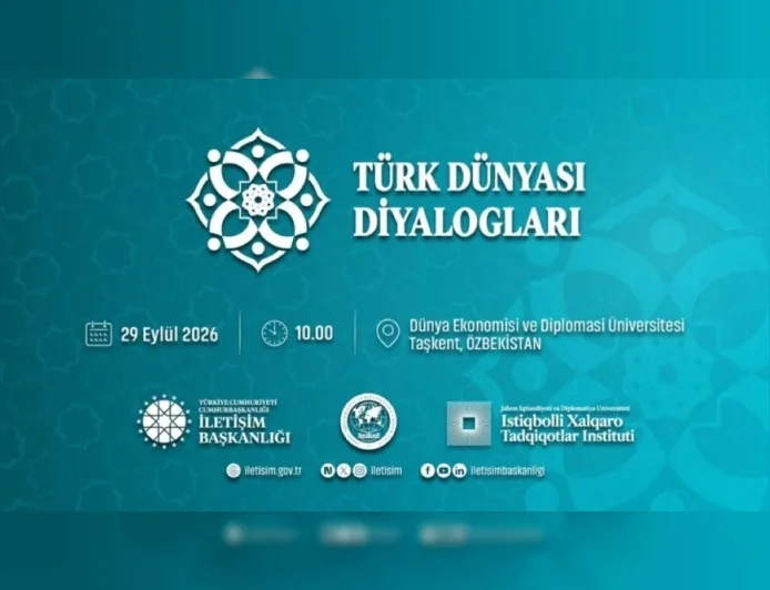 Taşkent’te “Türk Dünyası Diyalogları: Ortak Gelecek, Ortak Vizyon” paneli 29 Eylül’de düzenlenecek
