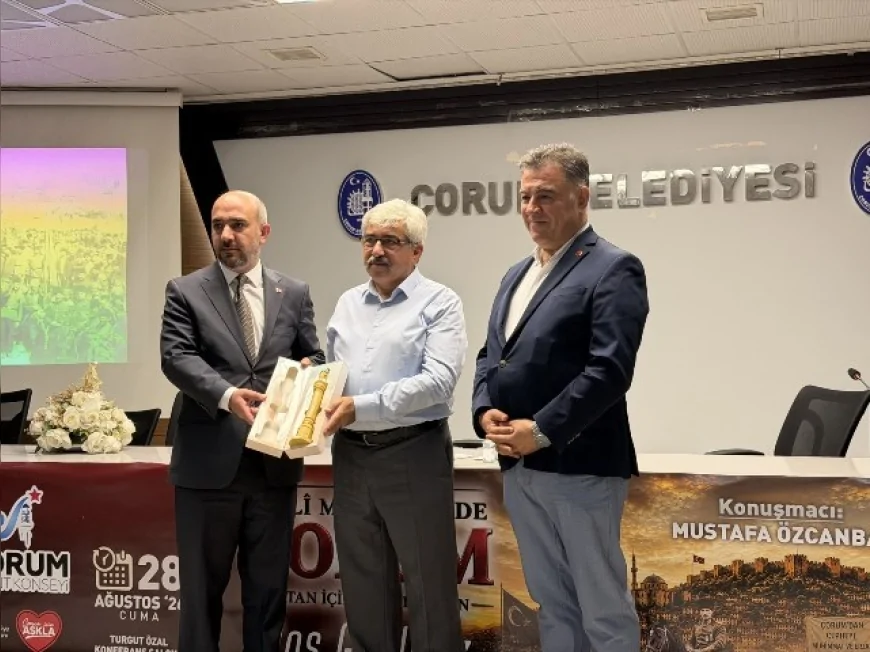 Çorum Belediyesi ve Kent Konseyi’nde “Millî Mücadele’de Çorum” söyleşisiyle kentin tarihî rolü anlatıldı