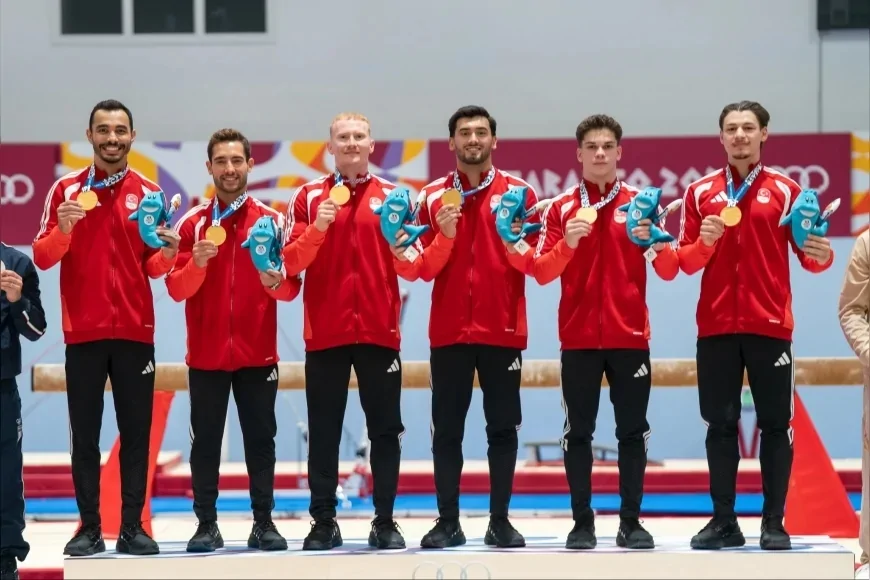 İzmir Büyükşehir Belediyesi Spor Kulübü Milli Jimnastikçisi Altan Doğan Akdeniz Oyunları’nda Takım Altını Kazandı