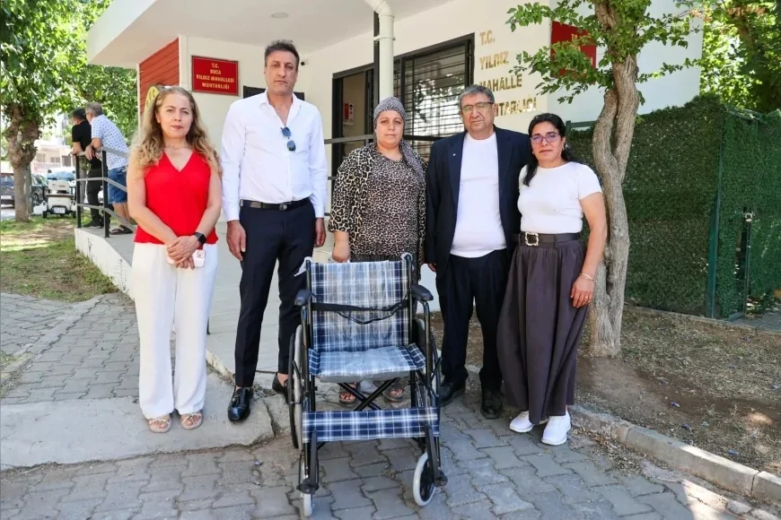 Buca Belediyesi Başkan Vekili Hüseyin Benzer: “Plastik kapakları tekerlekli sandalye desteğine dönüştürdük”