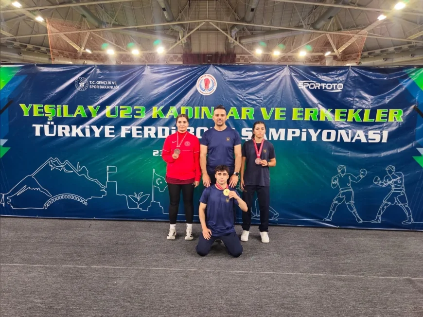 Nazilli Boksörleri Rize’deki U-23 Türkiye Şampiyonası’nda 1 Altın ve 2 Bronz Madalya Kazandı