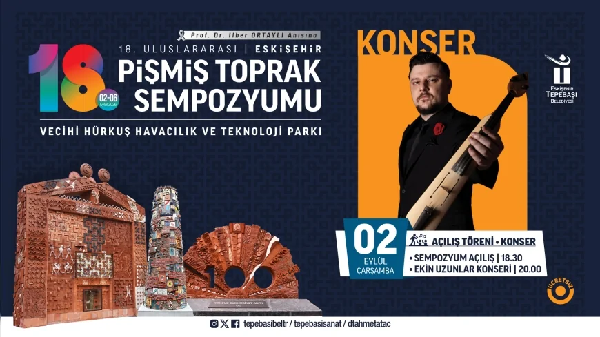 Tepebaşı Belediye Başkanı Dt. Ahmet Ataç: “Pişmiş Toprak Sempozyumu Eskişehir’in mirası ve kentimizin açık hava sanat hafızasıdır”