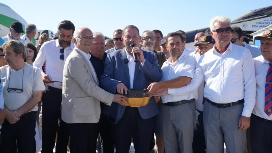Milas Belediyesi Boğaziçi Mahallesi Kültür Evi için temel attı, tesis 7’den 70’e vatandaşlara hizmet verecek