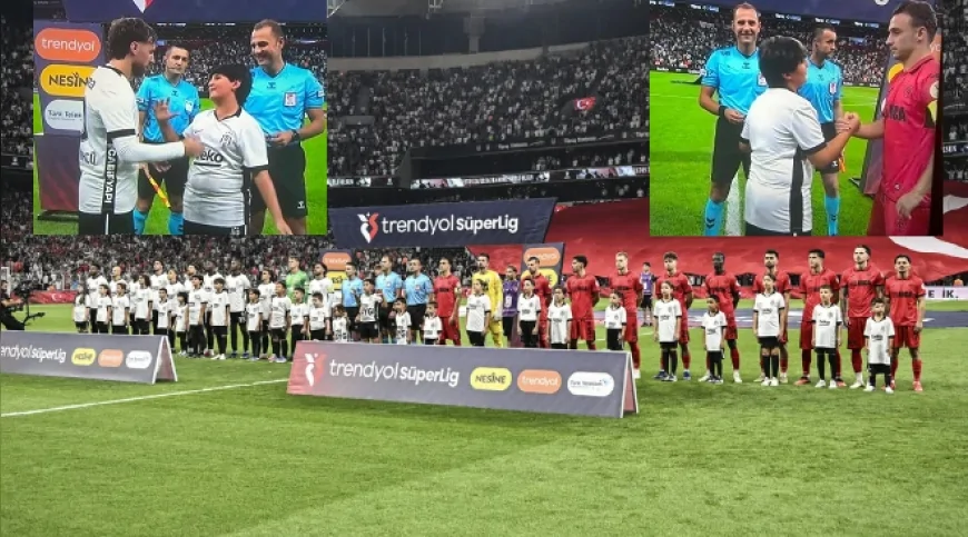 Çorumlu Minik Emir Kırış, Beşiktaş-Çorum FK Maçında Sergilediği Centilmenlikle “Dünya Hemşehrimiz Emir” Oldu