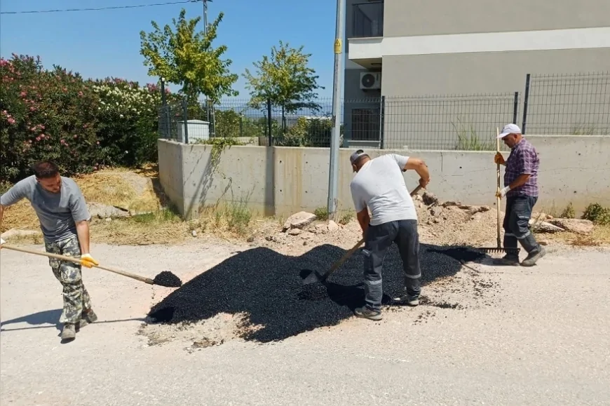 Menderes Belediye Başkan V. Asuman Şen: “Tüm hasarlı yollarımızda yama çalışması başlattık”