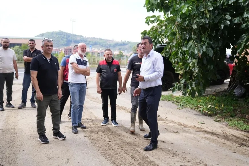 Giresun Belediye Başkanı Fuat Köse: “Aşırı yağıştan etkilenen bölgelerimizde vatandaşlarımızın yanında olmaya devam ediyoruz”