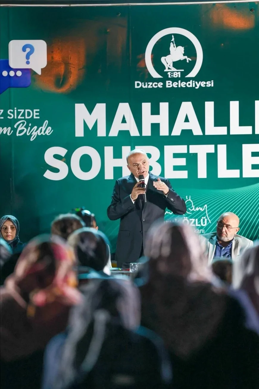 Düzce Belediye Başkanı Dr. Faruk Özlü: “Görev sürem bitmeden asfaltlanmamış tek mahalle ve sokak kalmayacak”