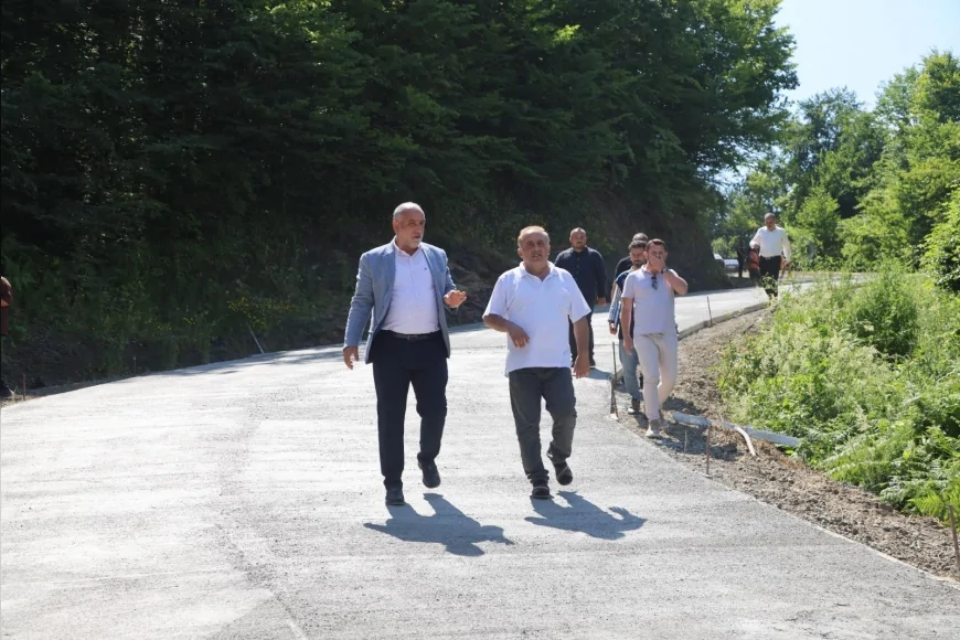 Canik Belediye Başkanı İbrahim Sandıkçı: “Kırsal mahallelerimize 150 milyon liralık yeni beton yollar kazandırdık”
