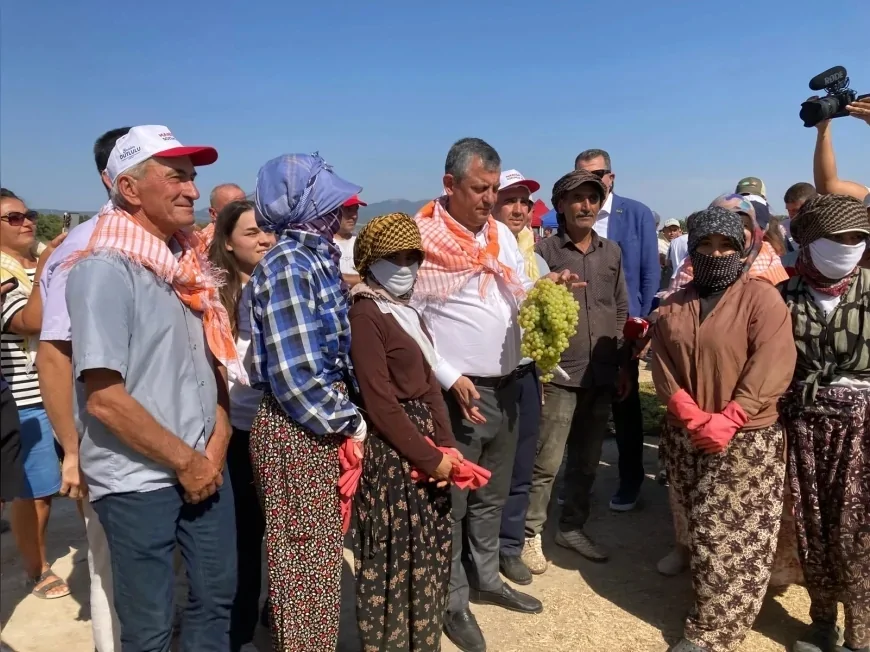 YENİ Parti Genel Başkanı Özgür Özel: “Üreticiye kilo başına en az 40 lira doğrudan destekleme verilmesi şart”