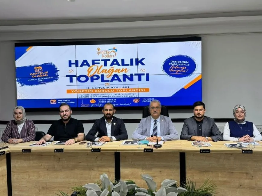 AK Parti Çorum Milletvekili Av. Yusuf Ahlatcı: “Gençliğimiz bizim en büyük gücümüz ve geleceğimizin teminatıdır”