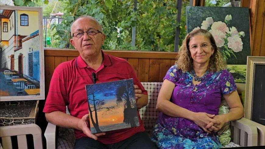 Emekli Çift Tavas’ta Sanatla Yeni Bir Hayata Başladı: Zeliha ve Mustafa Tirelioğlu Ürettikleriyle İyiliğe Katkı Sunuyor
