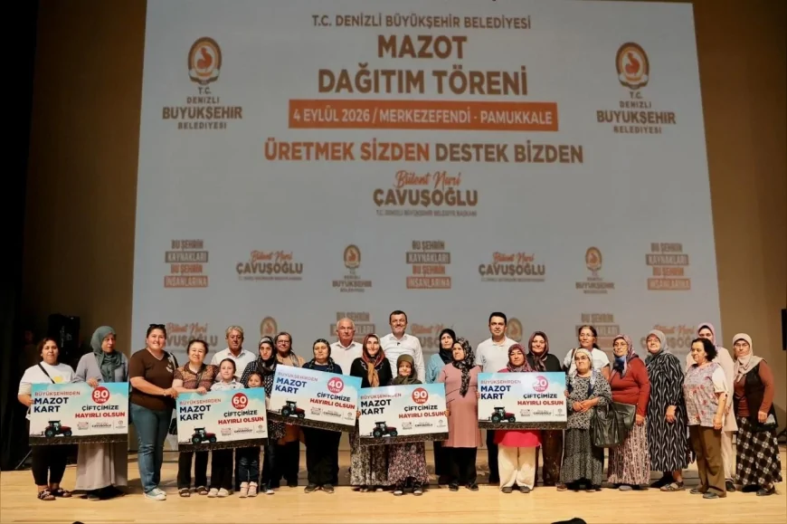 Denizli Büyükşehir Belediye Başkanı Bülent Nuri Çavuşoğlu: “Üreticimiz ürettikçe Denizli’mizin kazanacağını biliyoruz”