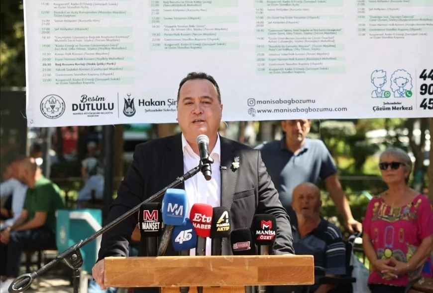Manisa Bağ Bozumu Şenlikleri Kent Merkezinde Dört Günlük Programla Başladı