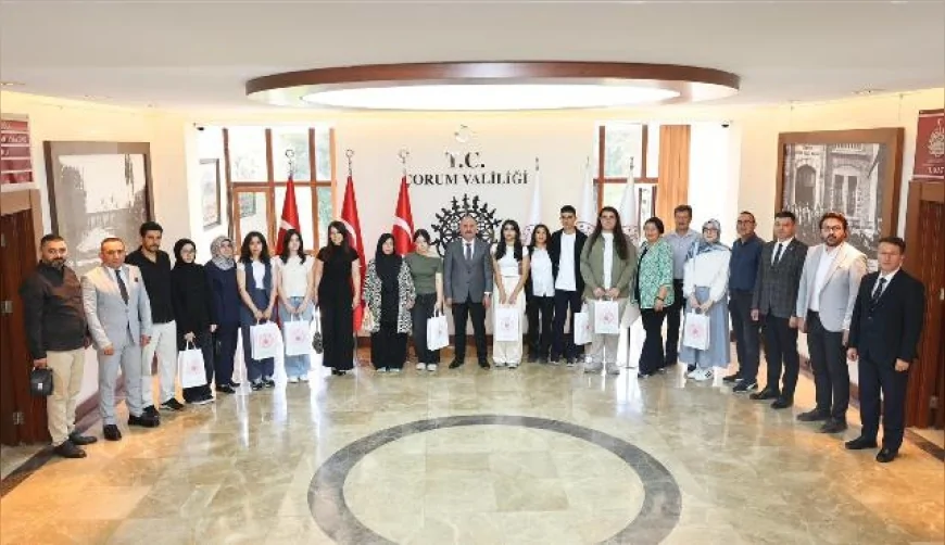 Çorum Valisi Ali Çalgan: “Siz bizim yüz akımızsınız, her biriniz şehrimizin birer elçisi olacaksınız”