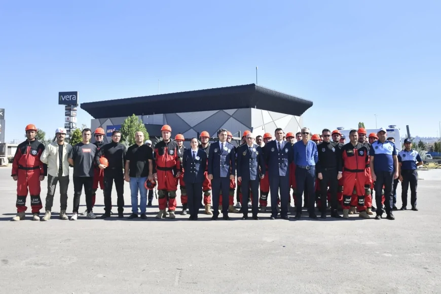 Ankara Büyükşehir Belediyesi Zabıta Arama Kurtarma Ekibi afetlere karşı göreve hazır