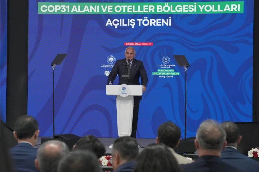 Kültür ve Turizm Bakanı Mehmet Nuri Ersoy: “COP31’in Antalya markasına ciddi bir değer katacağına inanıyorum”