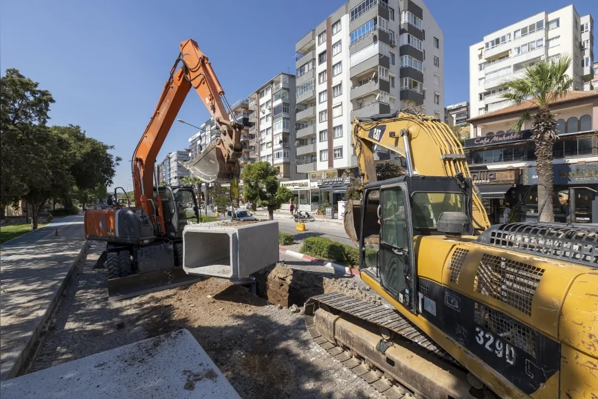 Bergama’da taşkın riskine karşı 10 milyon liralık altyapı yatırımıyla yeni hat kuruluyor
