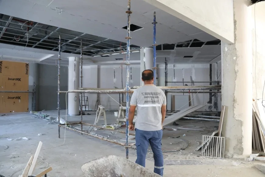 Marmaris’te Armutalan Kültür Merkezi 12 Yıl Sonra Kapsamlı Çalışmayla Yenileniyor