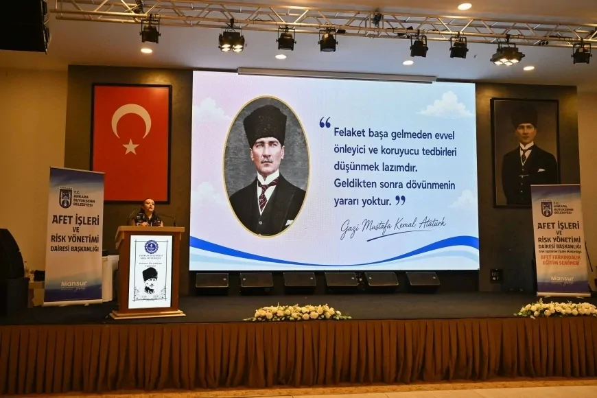 Ankara Büyükşehir Belediyesi gündüz bakımevi öğretmenlerini ilk yardım ve afetlere hazırlıyor