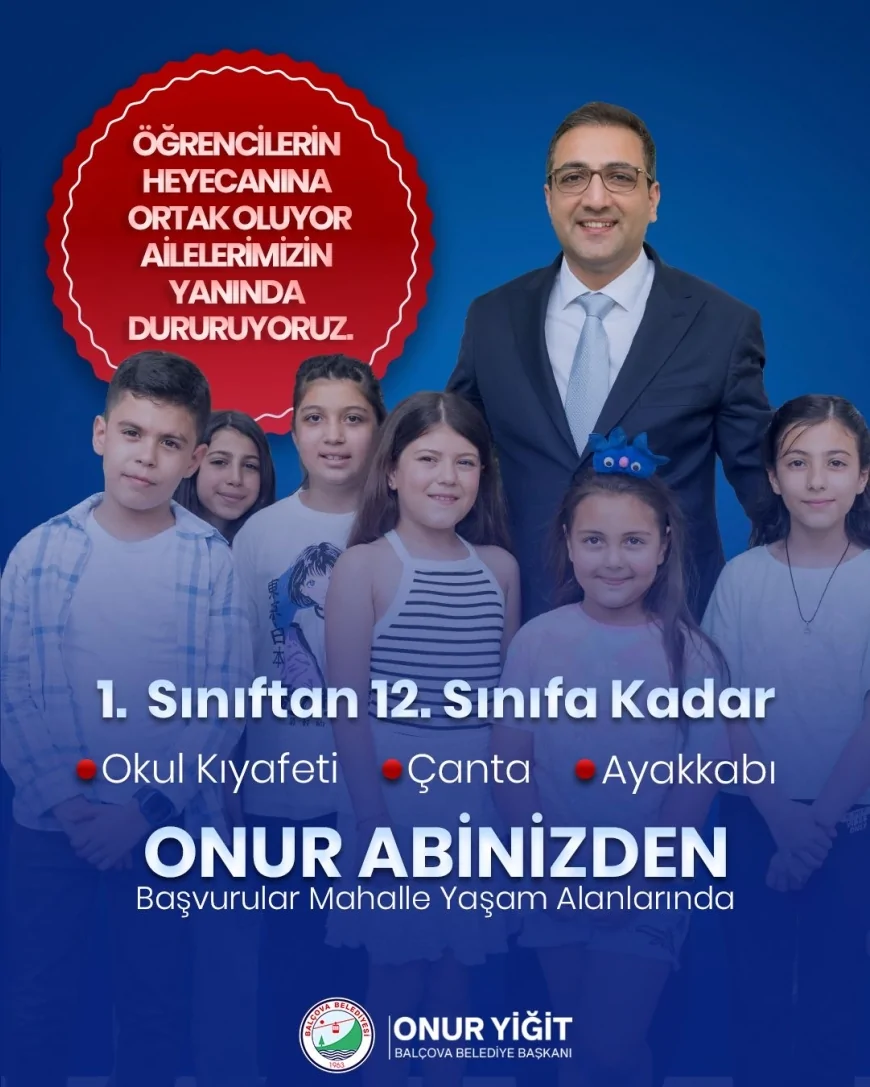 Balçova Belediye Başkanı Onur Yiğit: “Dayanışmayı eğitimle büyütüyoruz”