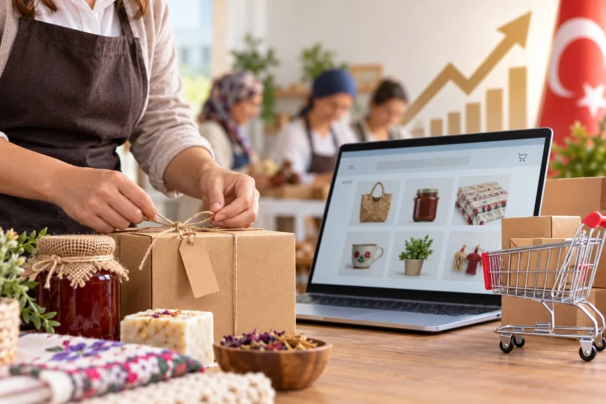 Ticaret Bakanlığı kadın kooperatiflerine e-ticarette 5 yıllık komisyon ve görünürlük desteği sağlayacak
