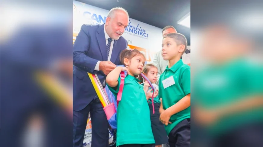 Canik Belediye Başkanı İbrahim Sandıkçı: “Birinci sınıfa başlayan tüm öğrencilerimize çanta ve kırtasiye seti hediye ediyoruz”